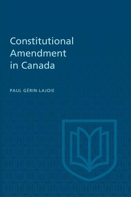 Constitutional Amendment in Canada