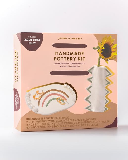 Deluxe Pottery Kit - DIY Adult & Beginner Friendly Pottery Making Kit