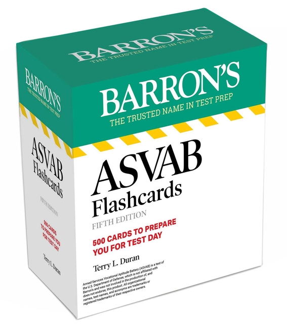 ASVAB Flashcards Fifth Edition: 500 Cards with Up-To-Date Practice