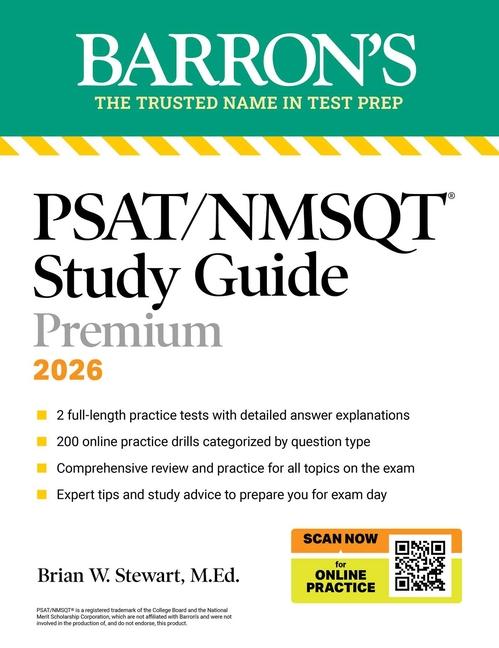 Psat/NMSQT Premium Study Guide, 2026: 2 Practice Tests + Comprehensive Review+ 200 Online Drills