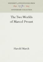 Two Worlds of Marcel Proust (Reprint 2016)