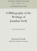 Bibliography of the Writings of Jonathan Swift