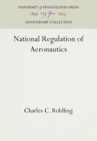 National Regulation of Aeronautics (Reprint 2016)