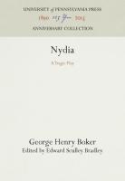 Nydia: A Tragic Play (Reprint 2016)