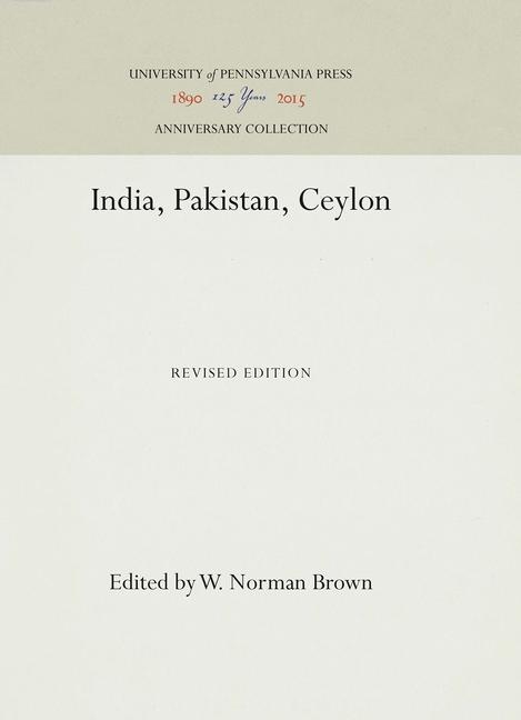 India, Pakistan, Ceylon (Revised)
