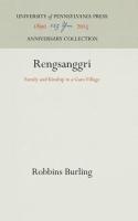 Rengsanggri: Family and Kinship in a Garo Village (Reprint 2016)