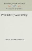 Productivity Accounting (Reprint 2016)