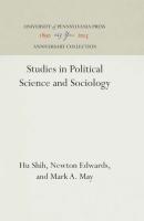 Studies in Political Science and Sociology (Reprint 2016)