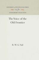 Voice of the Old Frontier (Reprint 2016)