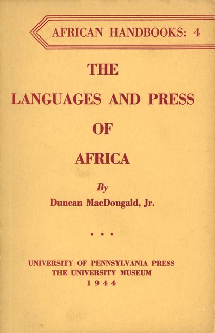 Languages and Press of Africa