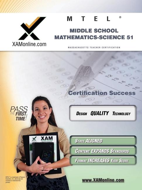 MTEL Middle School Mathematics/Science 51 Teacher Certification Test Prep Study Guide