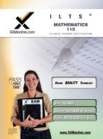 Ilts Mathematics 115 Teacher Certification Test Prep Study Guide: Teacher Certification Exam