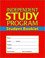 Independent Study Program: Set of 10 Student Books