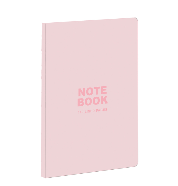 Teneues - A5 Notebook: Pastel Pink, 140 Lined Pages, Raw Sewn Spine, Lays Flat: Our A5 Size Standard