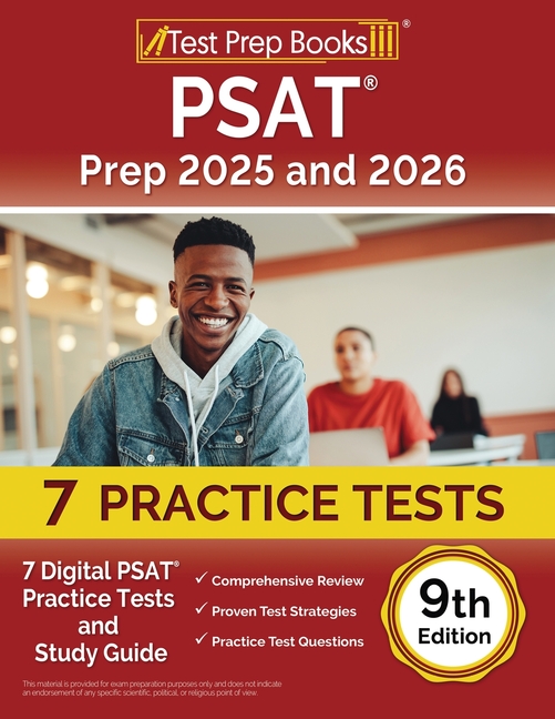PSAT Prep 2025 and 2026: 7 Digital PSAT Practice Tests and Study Guide [9th Edition]