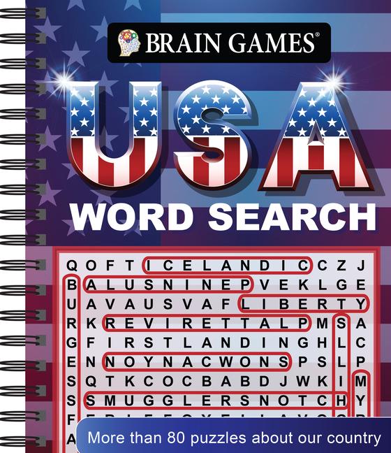 Brain Games - USA Word Search (#6): More Than 80 Puzzles about Our Country Volume 6