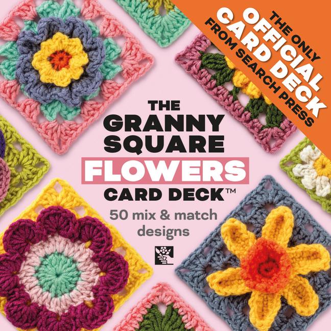 Granny Square Flowers Card Deck: 50 Mix and Match Designs