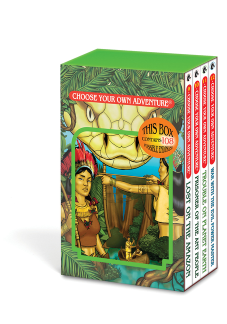 Choose Your Own Adventure 4-Book Boxed Set #3 (Lost on the Amazon, Prisoner of the Ant People, Troub