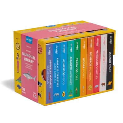 My First Bilingual Library: A Spanish-English Vocabulary Board Book Set of Colors, Numbers, Animals,