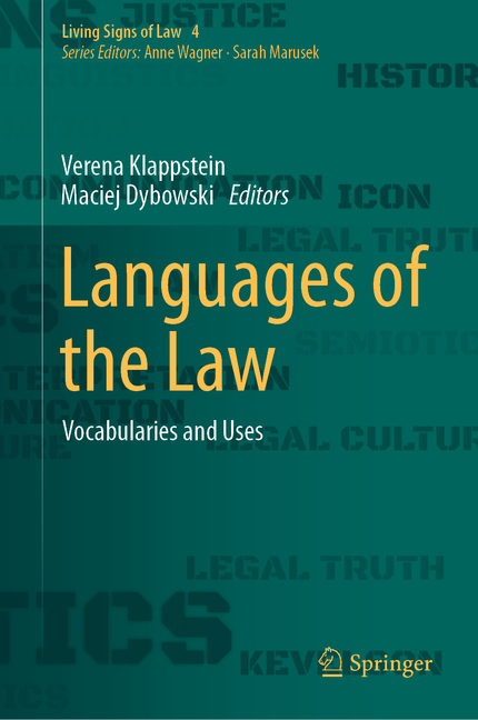 Languages of the Law: Vocabularies and Uses (2024)