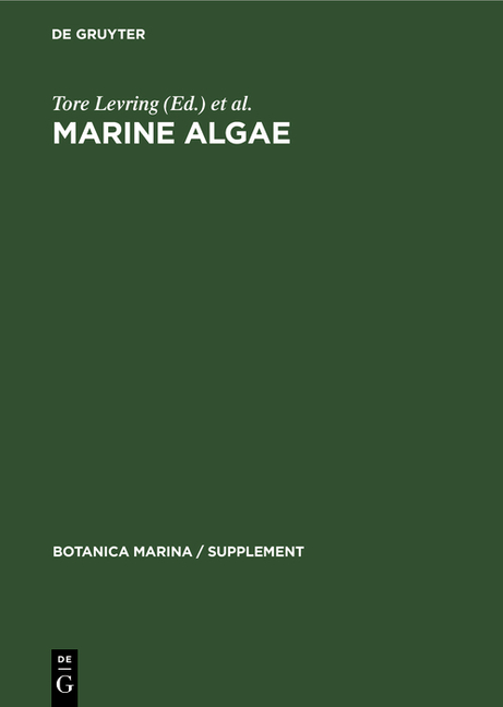 Marine Algae: A Survey of Research and Utilization (Reprint 2019)