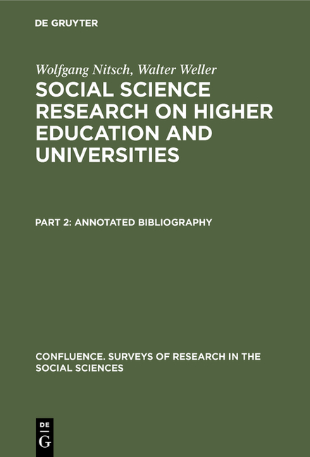 Annotated Bibliography (Reprint 2018)