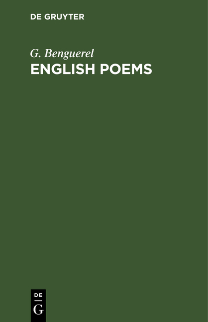 English Poems: Selected from the Best Authors (Reprint 2020)