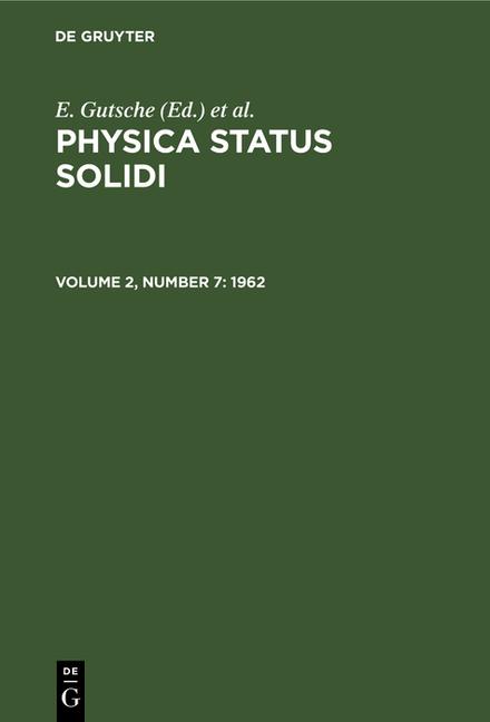 1962 (Reprint 2021)