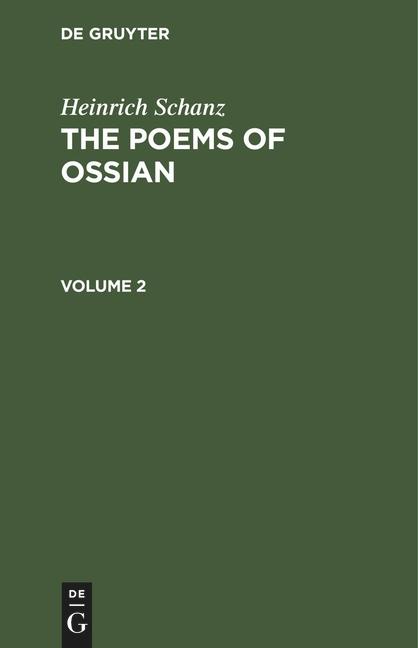 Poems of Ossian. Volume 2 (Reprint 2022)