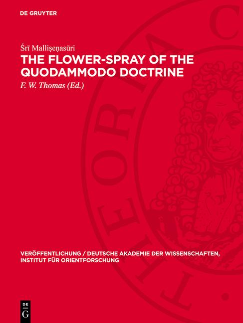 Flower-Spray of the Quodammodo Doctrine (Indian Tit. Sy DV Damanjar , Reprint 2024)