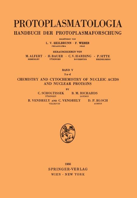 Chemistry and Cytochemistry of Nucleic Acids and Nuclear Proteins (Softcover Reprint of the Original
