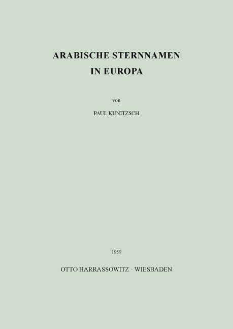 Arabische Sternnamen in Europa