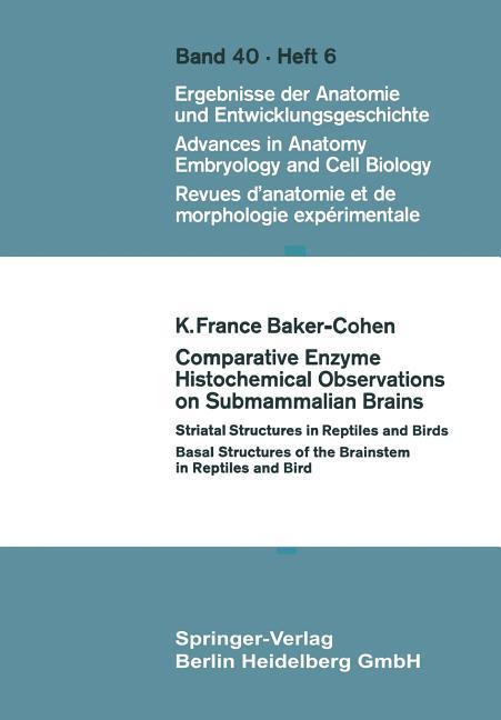 Comparative Enzyme Histochemical Observations on Submammalian Brains (1968)