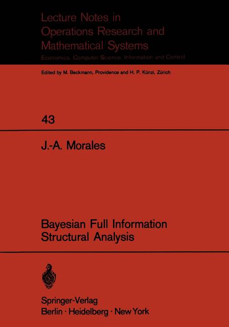 Bayesian Full Information Structrual Analysis: With an Application to the Study of the Belgian Beef 