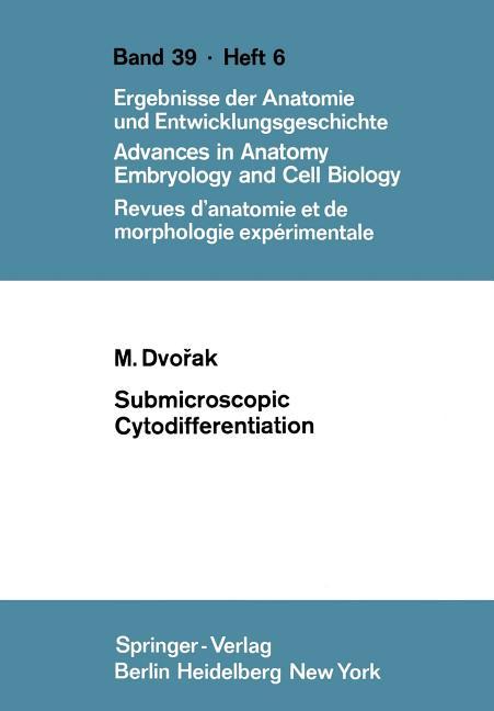 Submicroscopic Cytodifferentiation
