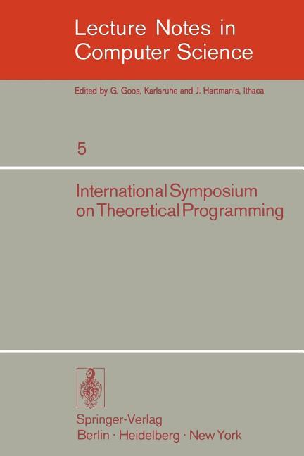 International Symposium on Theoretical Programming (1974)