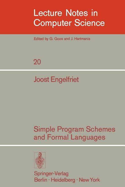 Simple Program Schemes and Formal Languages (1974)