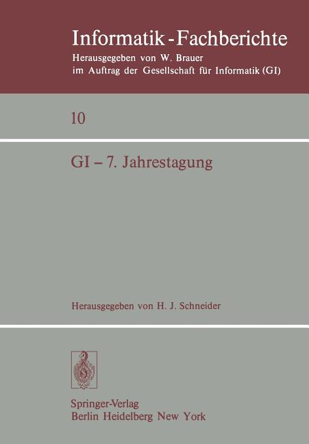 GI -- 7. Jahrestagung: Nürnberg, 26.- 28. September 1977