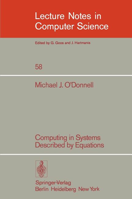 Computing in Systems Described by Equations (1977)