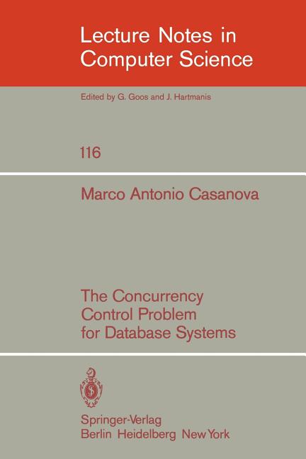 Concurrency Control Problem for Database Systems (1981)