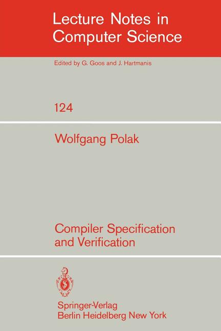 Compiler Specification and Verification (1981)