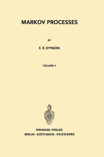Markov Processes: Volume II (1965)