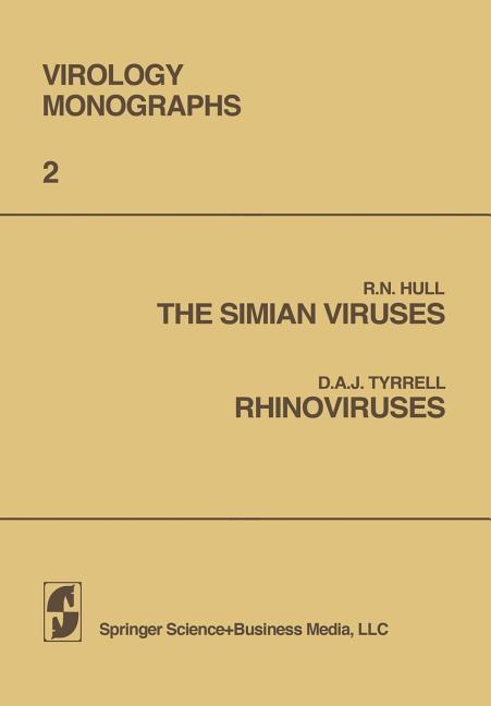 Simian Viruses / Rhinoviruses (Softcover Reprint of the Original 1st 1968)