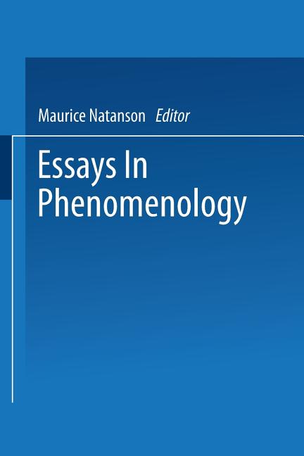Essays in Phenomenology (1966)