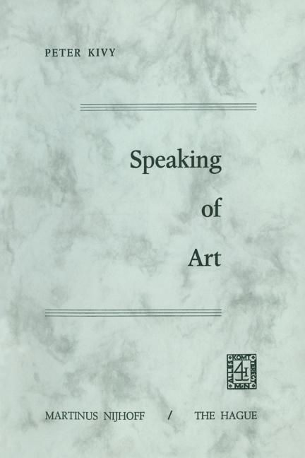 Speaking of Art (Softcover Reprint of the Original 1st 1973)