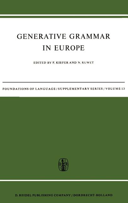 Generative Grammar in Europe (1973)