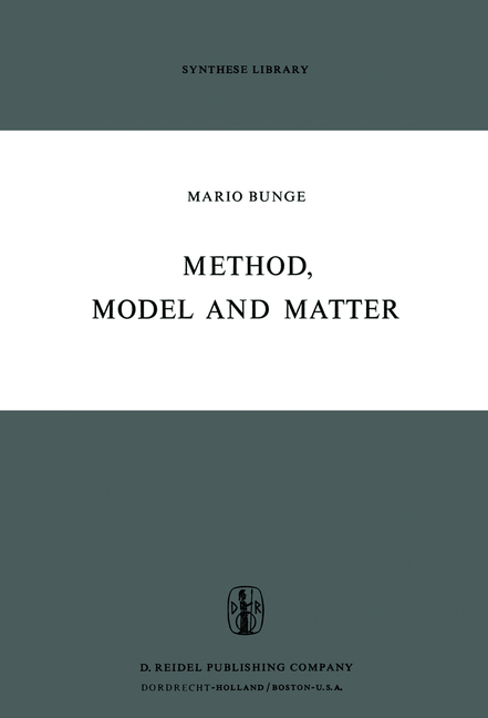 Method, Model and Matter (1973)