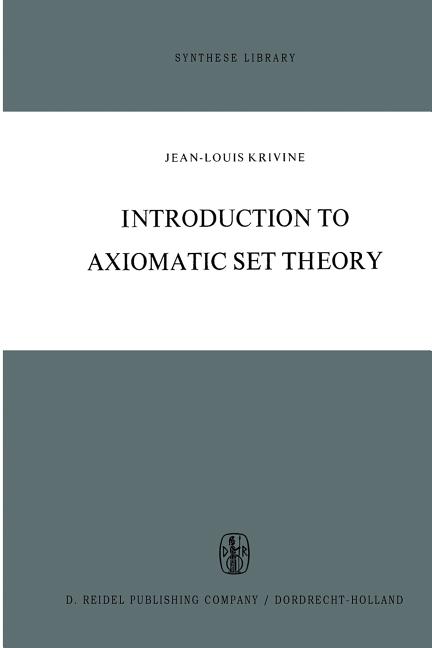 Introduction to Axiomatic Set Theory (Softcover Reprint of the Original 1st 1971)
