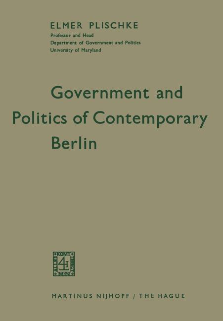Government and Politics of Contemporary Berlin (1963)
