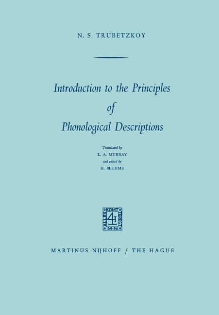 Introduction to the Principles of Phonological Descriptions (1968)